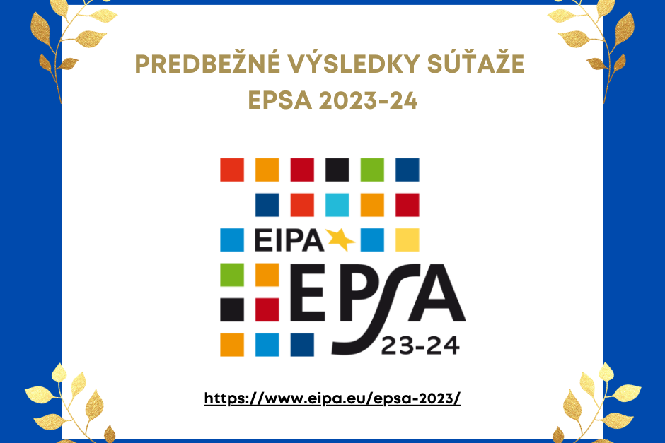 Cena európskeho verejného sektora (EPSA) 2023-2024