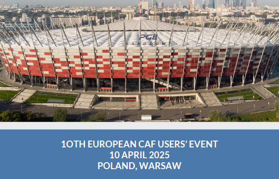 Pozvánka na 10. európske stretnutie používateľov modelu CAF vo Varšave