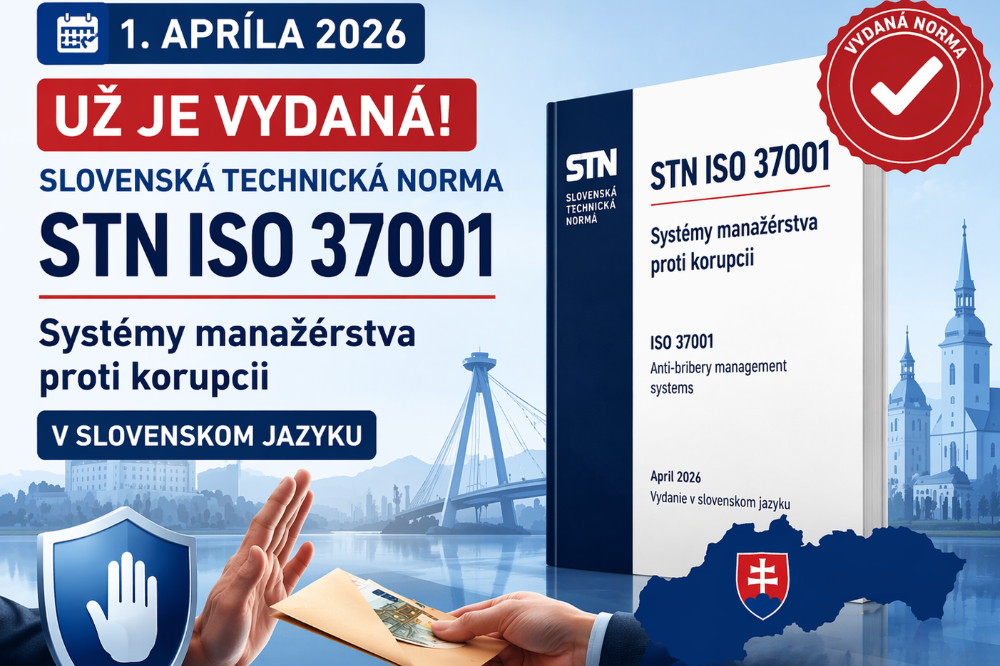 Aktualizovaná norma ISO 37001 je dostupná v slovenskom jazyku (STN ISO 37001: 2026)